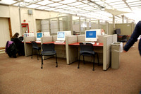 Seccion de computadoras Apple en la biblioteca